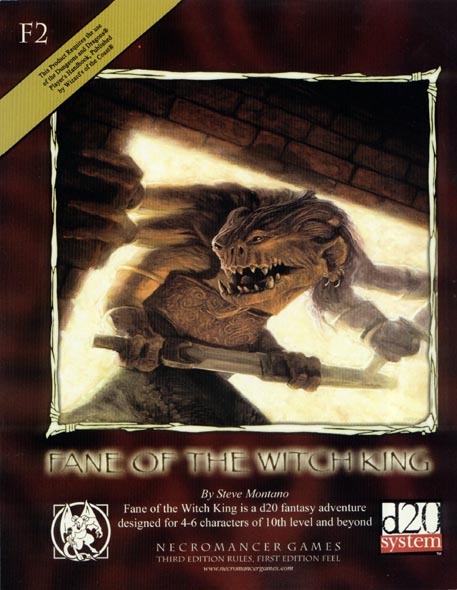 Third Edition Dungeons & Dragons Archive: d20 System: F2 Fane of the Witch King