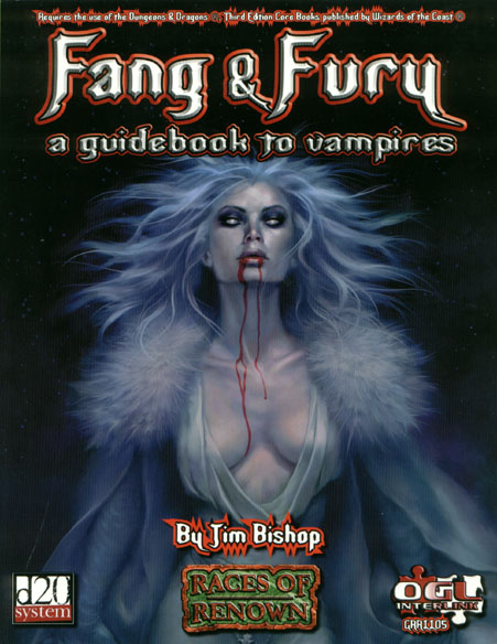 Third Edition Dungeons & Dragons Archive: d20 System: Fang & Fury: A Guidebook to Vampires