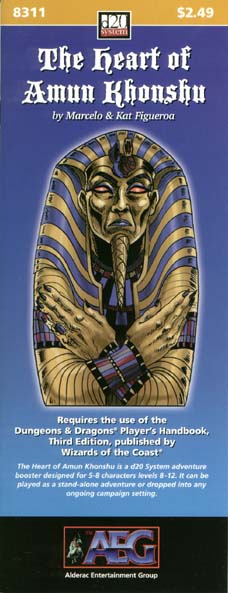 Third Edition Dungeons & Dragons Archive: d20 System: The Heart of Amun Khonshu