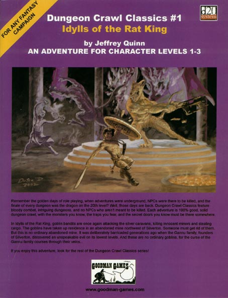 Third Edition Dungeons & Dragons Archive: d20 System: Dungeon Crawl Classics #1: Idylls of the Rat King