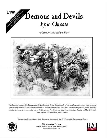 Third Edition Dungeons & Dragons Archive: d20 System: Demons and Devils: Epic Quests