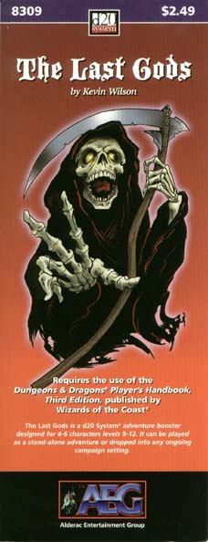 Third Edition Dungeons & Dragons Archive: d20 System: The Last Gods