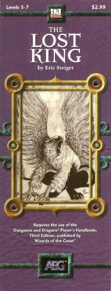 Third Edition Dungeons & Dragons Archive: d20 System: The Lost King