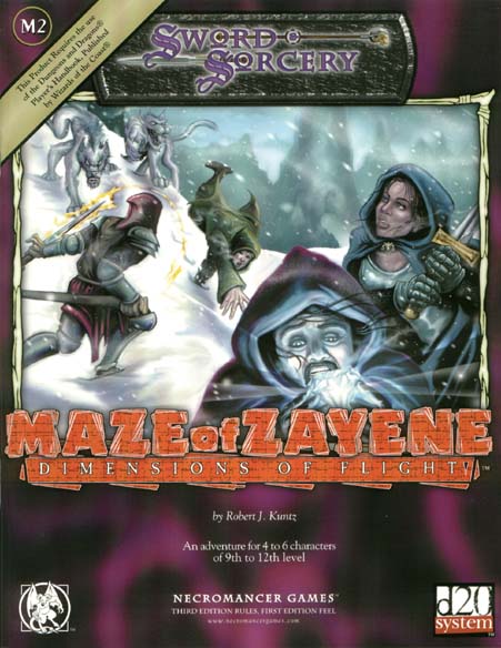 Third Edition Dungeons & Dragons Archive: d20 System: M2 Maze of Zayene: Dimensions of Flight