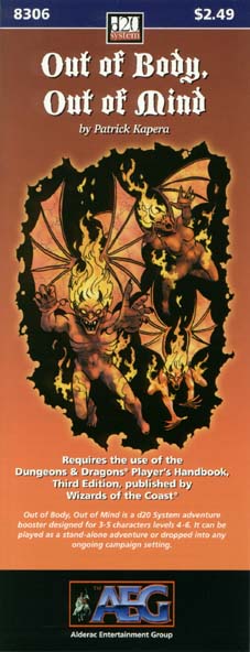 Third Edition Dungeons & Dragons Archive: d20 System: Out of Body, Out of Mind