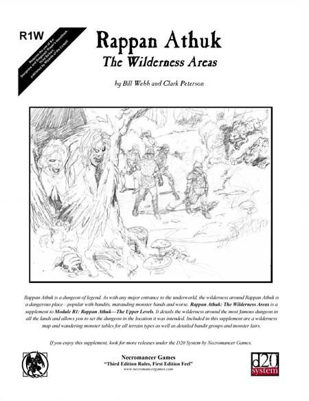 Third Edition Dungeons & Dragons Archive: d20 System: Rappan Athuk: The Wilderness Areas