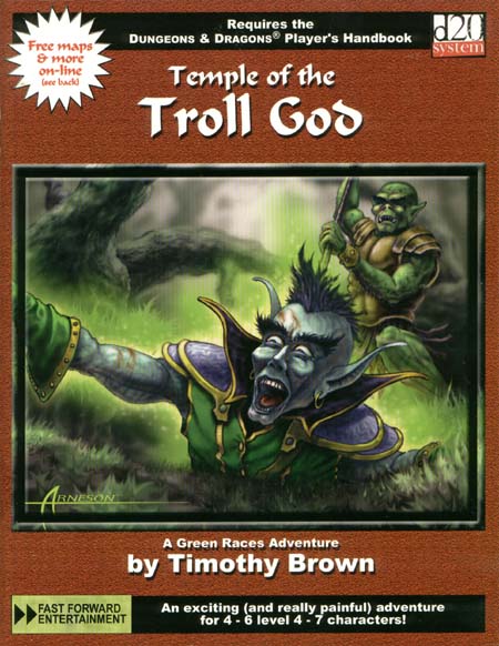 Third Edition Dungeons & Dragons Archive: d20 System: Temple of the Troll God