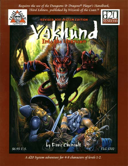 Third Edition Dungeons & Dragons Archive: d20 System: Vakhund: Into the Unknown