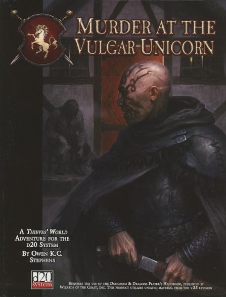 Third Edition Dungeons & Dragons Archive: d20 System: Murder at the Vulgar Unicorn