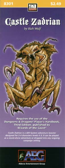 Third Edition Dungeons & Dragons Archive: d20 System: Castle Zadrian