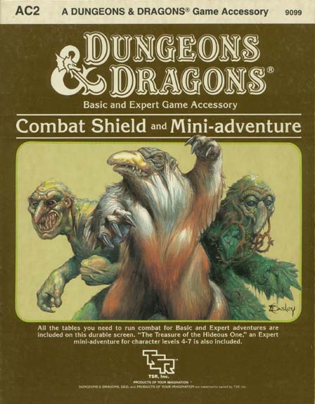 Dungeons & Dragons Archive: Combat Shield and Mini-adventure