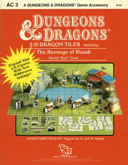Dungeons & Dragons Archive: 3-D Dragon Tiles featuring The Revenge of Rusak