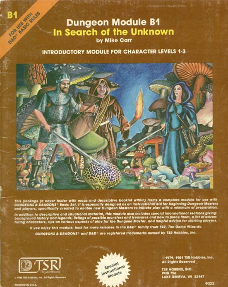 Dungeons & Dragons Archive: In Search of the Unknown