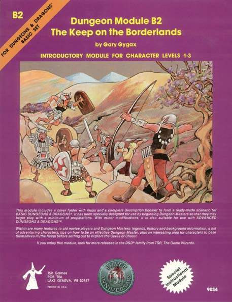 Dungeons & Dragons Archive: The Keep on the Borderlands