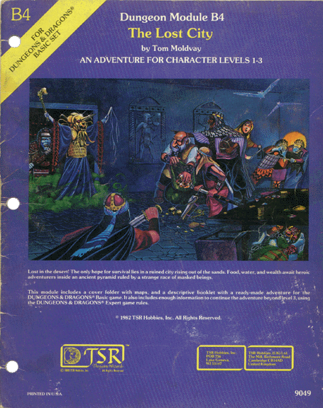 Dungeons & Dragons Archive: The Lost City