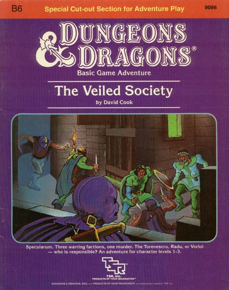 Dungeons & Dragons Archive: The Veiled Society