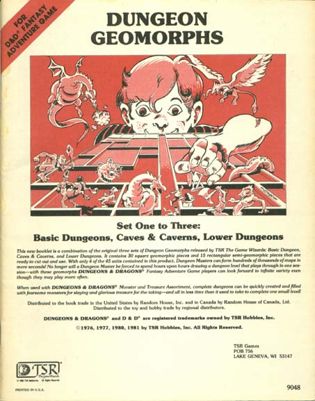 Dungeons & Dragons Archive: Dungeon Geomorphs Set One to Three