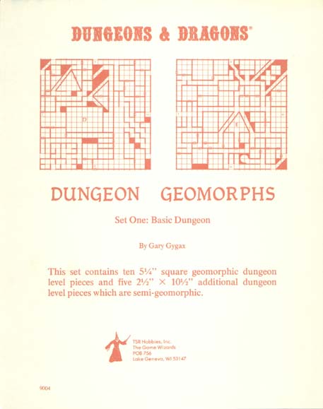 Dungeons & Dragons Archive: Dungeon Geomorphs Set One