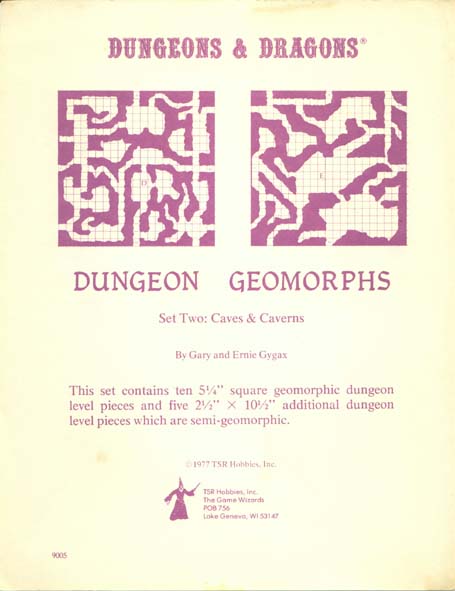 Dungeons & Dragons Archive: Dungeon Geomorphs Set Two