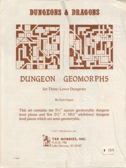Dungeons & Dragons Archive: Dungeon Geomorphs Set Three