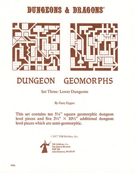 Dungeons & Dragons Archive: Dungeon Geomorphs Set Three