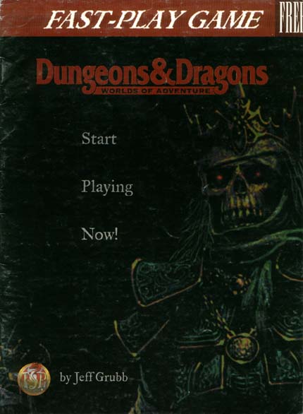 Dungeons & Dragons Archive: Fast-Play Game