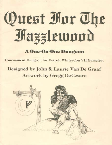 Dungeons & Dragons Archive: Quest For The Fazzlewood