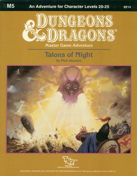 Dungeons & Dragons Archive: Talons of Night