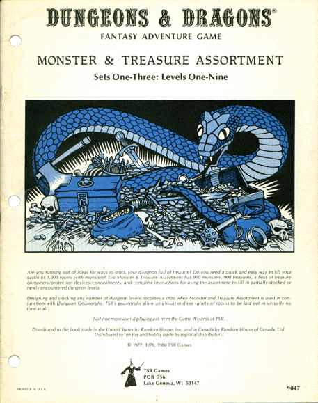 Dungeons & Dragons Archive: Monster & Treasure Assortment Sets One - Three