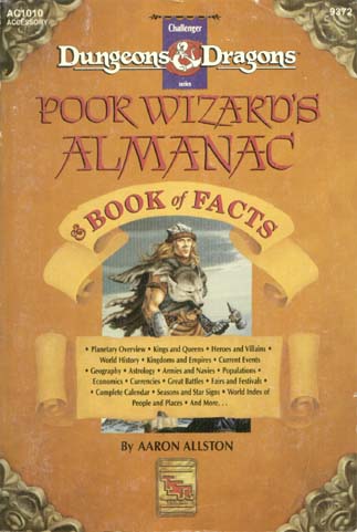Dungeons & Dragons Archive: Poor Wizard's Almanac & Book of Facts