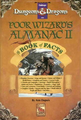 Dungeons & Dragons Archive: Poor Wizard's Almanac II & Book of Facts