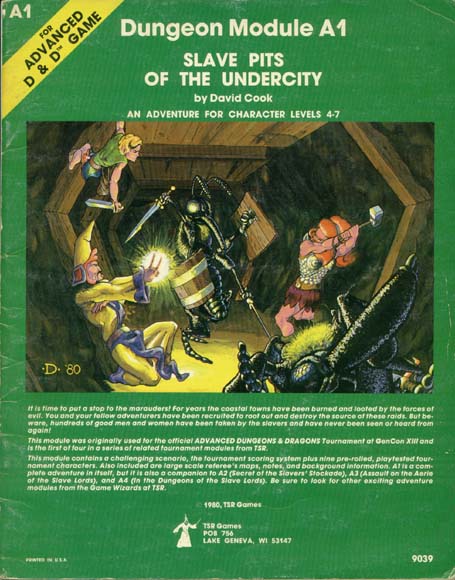 Advanced Dungeons & Dragons Archive: Slave Pits of the Undercity