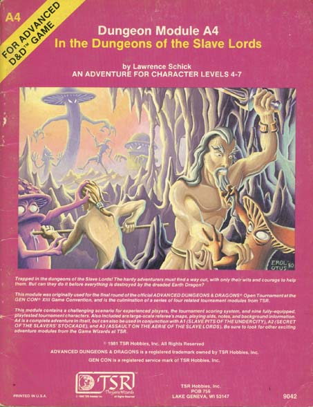 Advanced Dungeons & Dragons Archive: In the Dungeons of the Slave Lords