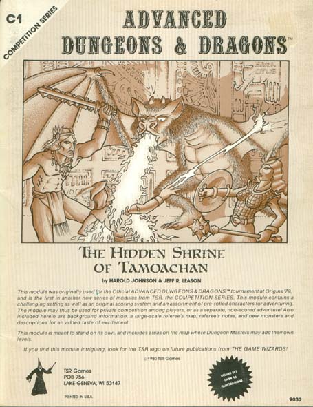 Advanced Dungeons & Dragons Archive: The Hidden Shrine of Tamoachan
