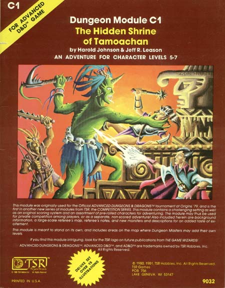 Advanced Dungeons & Dragons Archive: The Hidden Shrine of Tamoachan