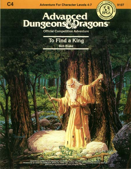 Advanced Dungeons & Dragons Archive: To Find a King