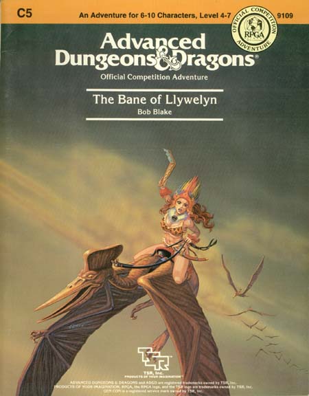 Advanced Dungeons & Dragons Archive: The Bane of Llywelyn