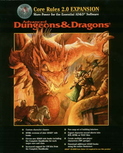 Advanced Dungeons & Dragons Archive: Core Rules 2.0 Expansion