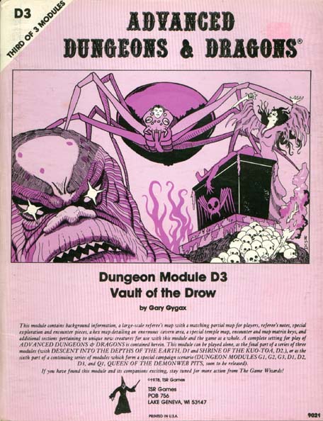 Advanced Dungeons & Dragons Archive: Vault of the Drow