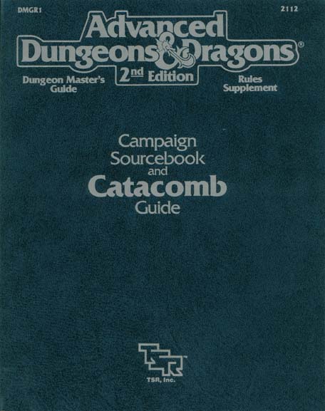 Advanced Dungeons & Dragons Archive: Campaign Sourcebook and Catacomb Guide