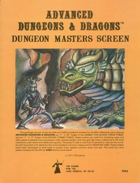 Advanced Dungeons & Dragons Archive: Dungeon Masters Screen