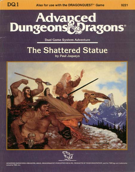 Advanced Dungeons & Dragons Archive: The Shattered Statue