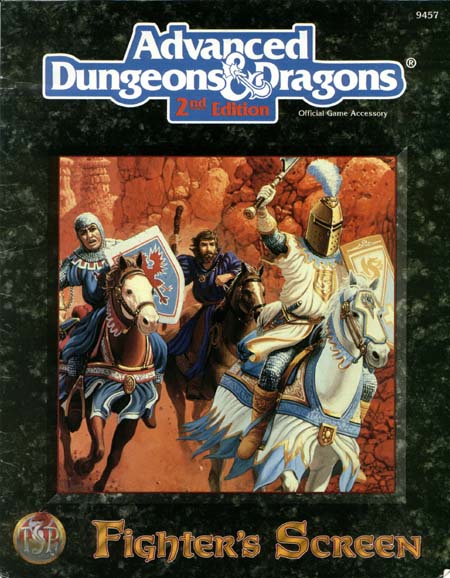 Advanced Dungeons & Dragons Archive: Fighter's Screen