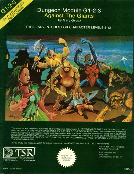 Advanced Dungeons & Dragons Archive: Against the Giants