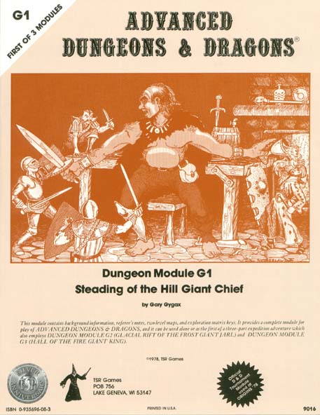 Advanced Dungeons & Dragons Archive: Steading of the Hill Giant Chief