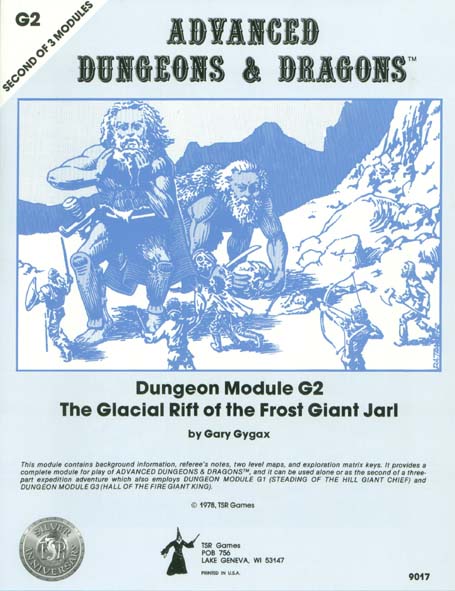 Advanced Dungeons & Dragons Archive: Glacial Rift of the Frost Giant Jarl