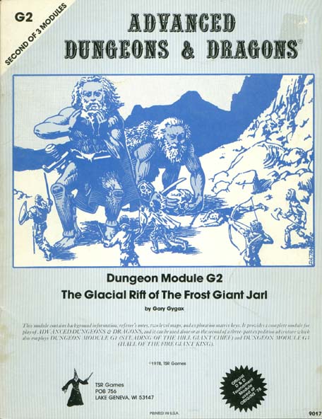 Advanced Dungeons & Dragons Archive: Glacial Rift of the Frost Giant Jarl