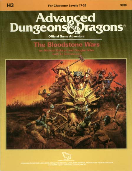 Advanced Dungeons & Dragons Archive: The Bloodstone Wars
