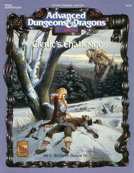 Advanced Dungeons & Dragons Archive: Cleric's Challenge