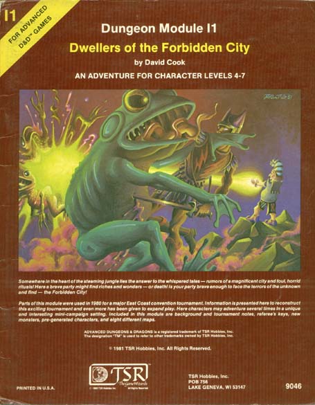 Advanced Dungeons & Dragons Archive: Dwellers of the Forbidden City